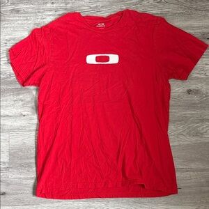 Oakley Vibrant Red Short Sleeve Tee